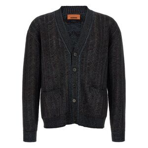 Missoni Blue Viscose Men's Cardigan